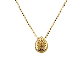& Other Stories-18k Gold Diamond Pendant Necklace-Golden
