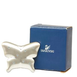 & Other Stories Custodia per accessori con farfalla tempestata di cristalli Argento