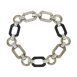 Dior-Collar de eslabones de cadena-Plata