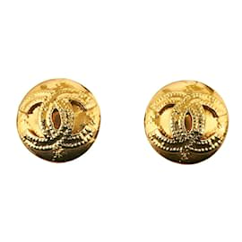Chanel-CC Clip On Earrings  94P-Golden