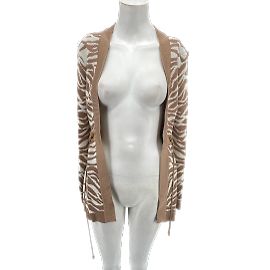 Tricot Balmain T.FR 38 Viscose Beige