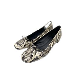 AEYDE Bailarinas T.UE 38.5 Cuero Gris