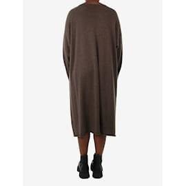 Autre Marque-Brown knitted dress - size UK 12-Brown