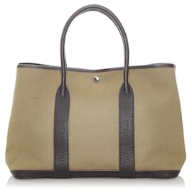 Hermes Garden Party 30 Bag Jaune Poussin Tote Epsom Leather
