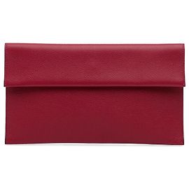 Marni Red Leather Clutch Bag Red