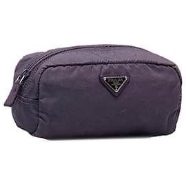 Prada-Prada Purple Tessuto Pouch-Purple