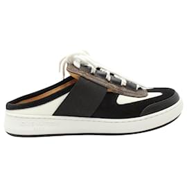 Louis Vuitton-Louis Vuitton Lous Open Back Sneakers in Brown Leather-Brown