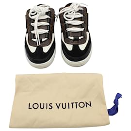 Louis Vuitton-Louis Vuitton Lous Open Back Sneakers in Brown Leather-Brown