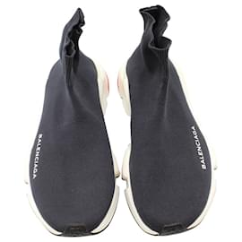 Balenciaga-Balenciaga Speed Sneakers aus schwarzem Polyester-Schwarz