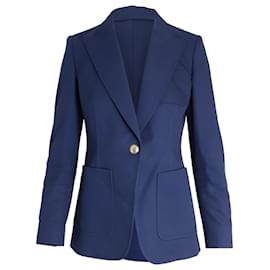 Emilio Pucci-Blazer ajusté Emilio Pucci en coton bleu-Bleu