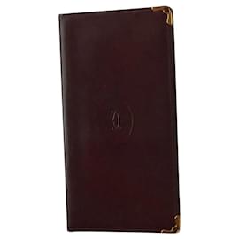 Cartier-Cartier Leather Bi-fold Wallet-Chestnut