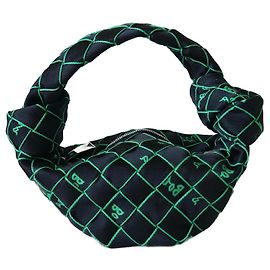 Bottega Veneta Mini doublé Noeud Noir Vert