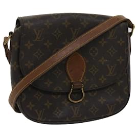 Louis Vuitton-LOUIS VUITTON Monogram Saint Cloud GM Shoulder Bag M51242 LV Auth 50732-Monogram