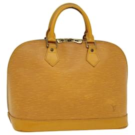 Louis Vuitton-LOUIS VUITTON Epi Alma Hand Bag Tassili Yellow M52149 LV Auth 51771-Other