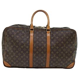 Louis Vuitton-LOUIS VUITTON Monogram Sac Trowa Posh 55 Boston Bag M41375 LV Auth 49622-Monogram