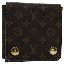 Louis Vuitton LV Monogram Pochette Monte Carlo Jewelry Case Unisex Brown  M47352