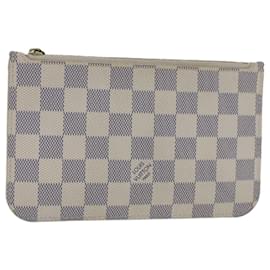 Louis Vuitton-LOUIS VUITTON Damier Azur Neverfull PM Pochette Accessoire Pochette LV Auth bs7412-Autre