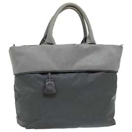 Prada-PRADA Reversible Tote Bag Nylon Khaki Auth 51827-Khaki