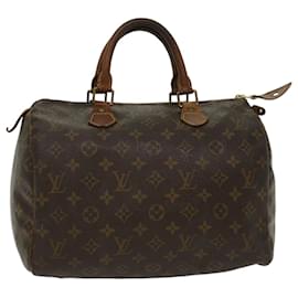 Louis Vuitton-Louis Vuitton Monogram Speedy 30 Hand Bag M41526 LV Auth th3926-Monogram