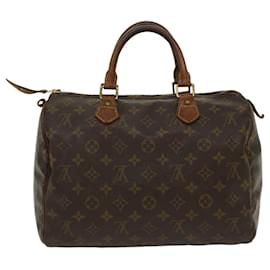 Louis Vuitton-Louis Vuitton Monogram Speedy 30 Hand Bag M41526 LV Auth th3926-Monogram
