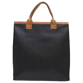 Bally-BALLY Tote Bag PVC Leather Brown Auth bs7389-Brown