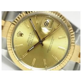 Rolex-ROLEX old model Datejust combination champagne Ref.16013 Mens-Silvery