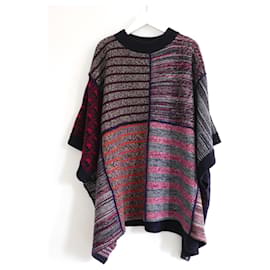 See by Chloé See By Chloe patchwork knit poncho Multiple colors