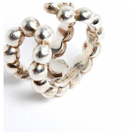 Hermès-Hermès Osmose Ring T56 Ring Silver 925 Pearl-Silvery