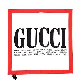 Gucci Silk Cities Nuovo con etichetta Multicolore