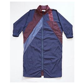 Bimba & Lola Coats, Outerwear Dark red Navy blue