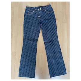 Dior-Pantalones-Azul