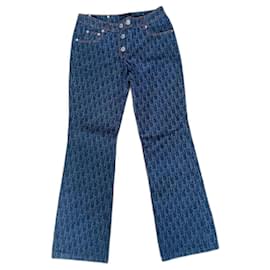 Dior-Pantalones-Azul