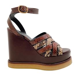 Used] LOUIS VUITTON Sandals / 35.5 / BLK / Leather Black ref.509248 - Joli  Closet