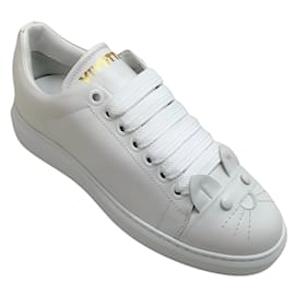 Autre Marque-Vivetta White Leather Cat Sneakers-White