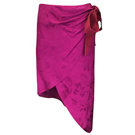 Autre Marque-Silvia Tcherassi Mulberry Floral Sermoneta Skirt-Purple