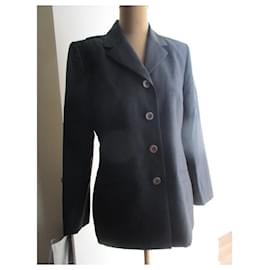 Nina Ricci-Charcoal blazer, taille 40.-Dark grey