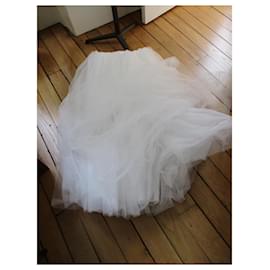 Autre Marque-Long bridal petticoat, YOU.-White