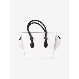 Céline-Bolsa tote com gravata branca-Branco