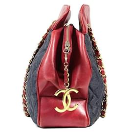 Chanel-Handbags-Red,Navy blue