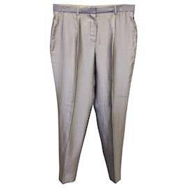 The row-The Row Trousers in Silver Polyester-Silvery