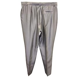 The row-Pantaloni The Row in Poliestere Argento-Argento