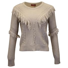 Autre Marque-Altuzarra Knitted Sweater in Beige Wool-Beige
