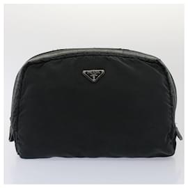 Prada-PRADA Bolso Leopardo Nylon Lana 3Establecer base de autenticación negra7583-Negro