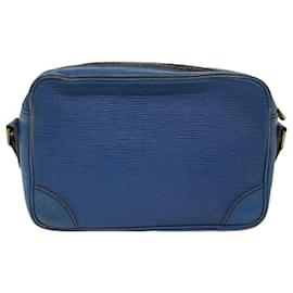 Louis Vuitton-LOUIS VUITTON Epi Trocadero 23 Bolsa de ombro azul M52305 Autenticação de LV 51766-Azul