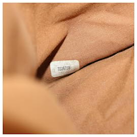 Chanel-Bolsa de ombro com corrente CHANEL Couro envernizado Marrom CC Auth bs7578-Marrom