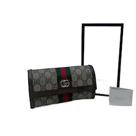 Wallet on chain Chanel Tweed Beige ref.382022 - Joli Closet