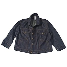 Carven Denim Jacket Blue Size 36 Blue
