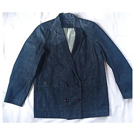 Lemaire Jeansjacke Blau Blau