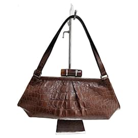 Authentic MIU MIU Matelasse Handbag Coffer 2 Way Black Leather Glossy Bag  Gold
