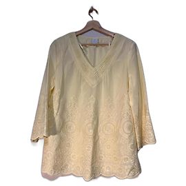 Autre Marque MADELEINE Bluse hellgelb Gelb